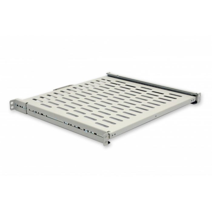 Полиця висувна 19" CMS UA-SHSL-400G 1U 400 мм, сіра