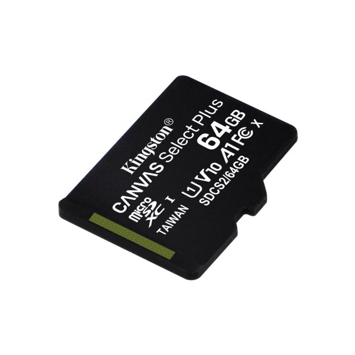 Карта пам'яті Kingston microSDXC 64GB Canvas Select Plus Class 10 UHS-I U1 V10 A1 (SDCS2/64GBSP)