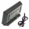 Годинник мережевий VST-897-4, яскраво-зелений, температура, USB