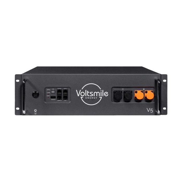 Комплект резервного живлення: гібридний інвертор 5kW Megarevo й акумуляторна батарея 48В 2400Втг Voltsmile V5 LiFePo4