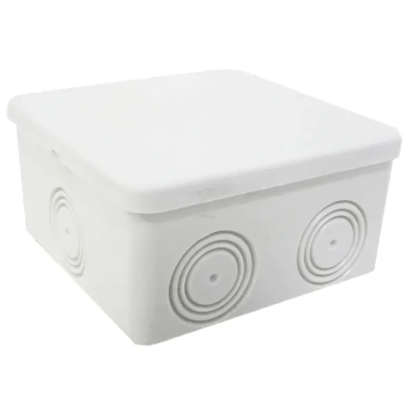 Коробка (32-21040-808) розподільна 80х80х40 сіра гладкостінна