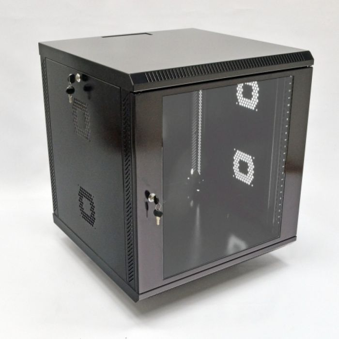 Шафа серверна CMS 12U 600 х 600 х 640 UA-MGSWA126B для мережевого обладнання
