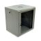 Шафа серверна SteelNet 12U 600 x 600 для мережевого обладнання (скло, сірий)