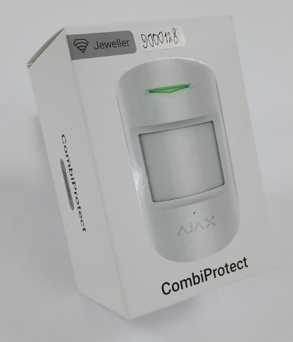 (Уцінка) Бездротовий датчик руху і розбиття Ajax CombiProtect White