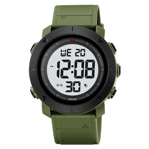 Годинники наручні 2122AGWT SKMEI, ARMY GREEN-WHITE
