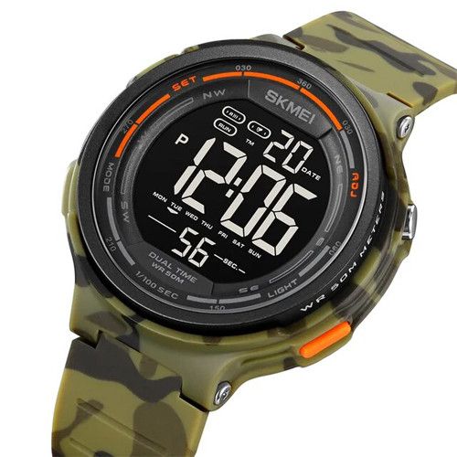 Годинники наручні 1841CMGN SKMEI, ARMY GREEN CAMOUFLAGE