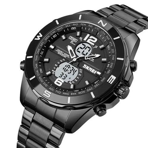 Годинники наручні 1670BKWT SKMEI, BLACK-WHITE