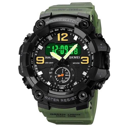 Годинники наручні 1965AG SKMEI, ARMY GREEN