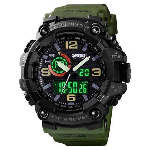Годинники наручні 1520AG SKMEI, ARMY GREEN