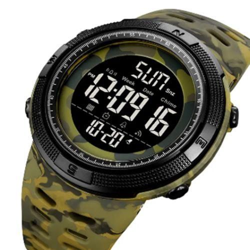 Годинники наручні 2070CMGNBK SKMEI, ARMY GREEN CAMOUFLAGE-BLACK