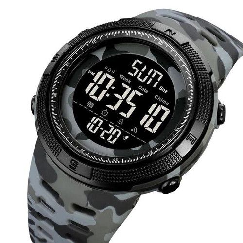 Годинники наручні 2070CMGYBK SKMEI, GRAY CAMO-BLACK