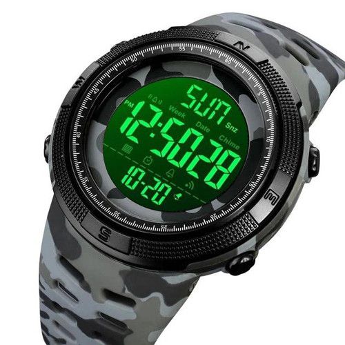 Годинники наручні 2070CMGYBK SKMEI, GRAY CAMO-BLACK