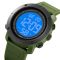 Годинники наручні 2122AGWT SKMEI, ARMY GREEN-WHITE