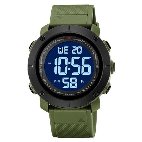 Годинники наручні 2122AGWT SKMEI, ARMY GREEN-WHITE