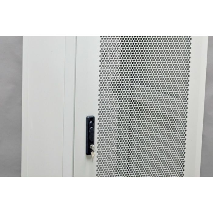 Шафа серверна CMS 42U 610 х 865 UA-MGSE4268MPG посилена з перфорованими дверима для мережевого обладнання