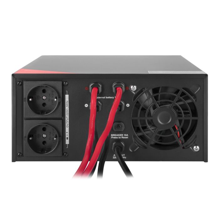 Джерело безперебійного живлення Logicpower LPM-PSW-1500VA Black 12V (1050 Вт) з правильною синусоїдою