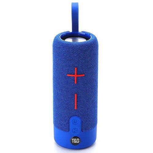 Bluetooth-колонка TG619C з RGB ПІДСВІЧУВАННЯМ, speakerphone, радіо, blue