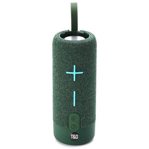 Bluetooth-колонка TG619C з RGB ПІДСВІЧУВАННЯМ, speakerphone, радіо, green