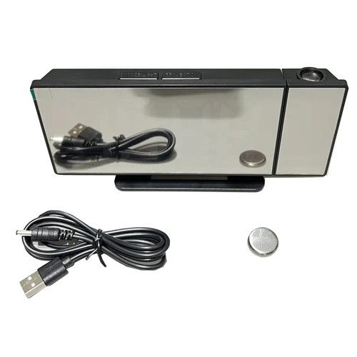 Годинник мережевий проекційний VST-896-4, зелений, USB