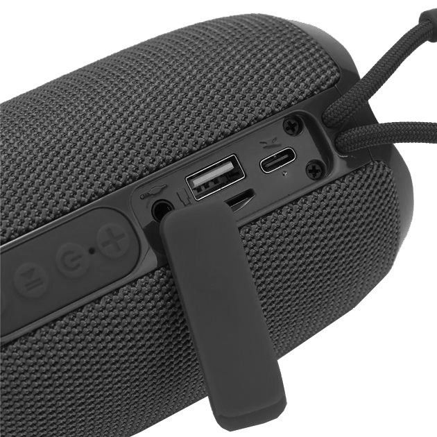 Bluetooth-колонка TG653 з RGB ПІДСВІЧУВАННЯМ,  speakerphone, радіо, black