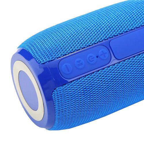 Bluetooth-колонка TG653 з RGB ПІДСВІЧУВАННЯМ,  speakerphone, радіо, blue