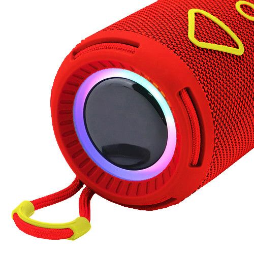 Bluetooth-колонка TG656 з RGB ПІДСВІЧУВАННЯМ,  speakerphone, радіо, red