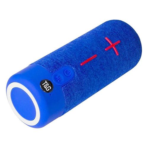 Bluetooth-колонка TG619C з RGB ПІДСВІЧУВАННЯМ, speakerphone, радіо, blue