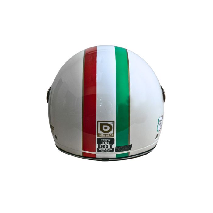 Мотошолом відкритий Beon B-120 IMOLA SHINY CREAM (глянець кремовий), розмір XL