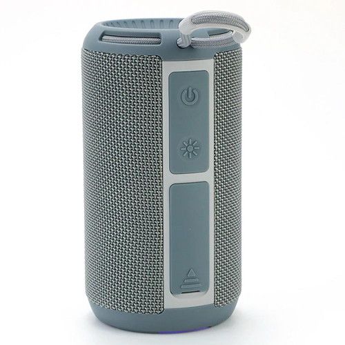 Bluetooth-колонка TG656 з RGB ПІДСВІЧУВАННЯМ,  speakerphone, радіо, grey