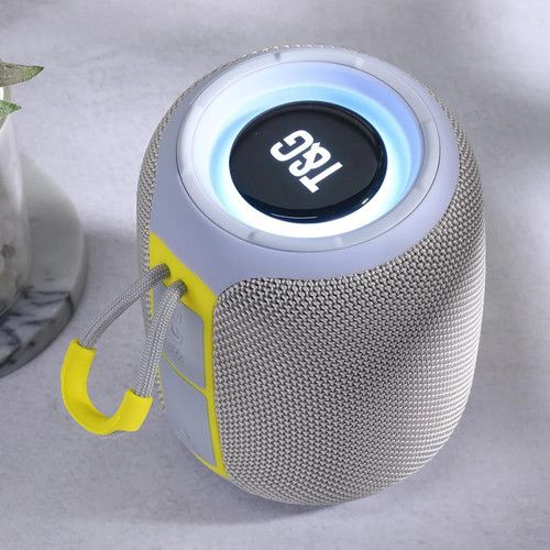 Bluetooth-колонка TG655 з RGB ПІДСВІЧУВАННЯМ,  speakerphone, радіо, grey