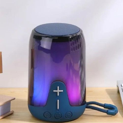 Bluetooth-колонка TG652 з RGB ПІДСВІЧУВАННЯМ,  speakerphone, радіо, blue