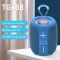 Bluetooth-колонка TG658 з RGB ПІДСВІЧУВАННЯМ,  speakerphone, радіо, blue
