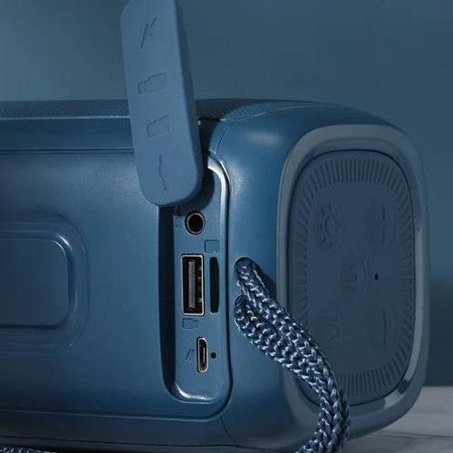 Bluetooth-колонка TG333 з RGB ПІДСВІЧУВАННЯМ,  speakerphone, радіо, blue