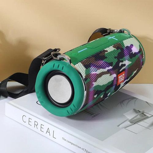 Bluetooth-колонка TG642 з RGB ПІДСВІЧУВАННЯМ,  speakerphone, радіо, camouflage