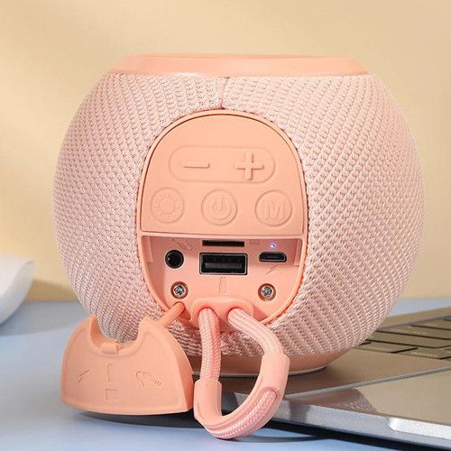 Bluetooth-колонка TG337 з RGB ПІДСВІЧУВАННЯМ,  speakerphone, радіо, pink