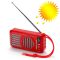 Bluetooth-колонка TG368, speakerphone, радіо, сонячна батарея, red