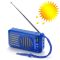 Bluetooth-колонка TG368, speakerphone, радіо, сонячна батарея, blue