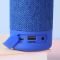 Bluetooth-колонка TG619C з RGB ПІДСВІЧУВАННЯМ, speakerphone, радіо, blue