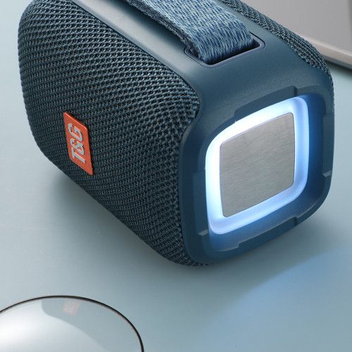 Bluetooth-колонка TG339 з RGB ПІДСВІЧУВАННЯМ,  speakerphone, радіо, blue