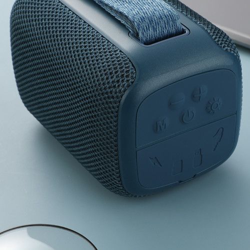 Bluetooth-колонка TG339 з RGB ПІДСВІЧУВАННЯМ,  speakerphone, радіо, blue