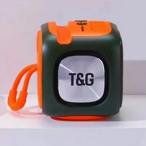 Bluetooth-колонка TG359 з RGB ПІДСВІЧУВАННЯМ,  speakerphone, радіо, green