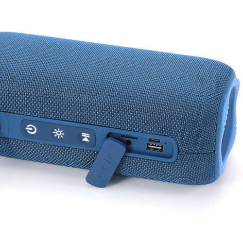 Bluetooth-колонка TG654 з RGB ПІДСВІЧУВАННЯМ,  speakerphone, радіо, blue