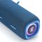 Bluetooth-колонка TG654 з RGB ПІДСВІЧУВАННЯМ,  speakerphone, радіо, blue