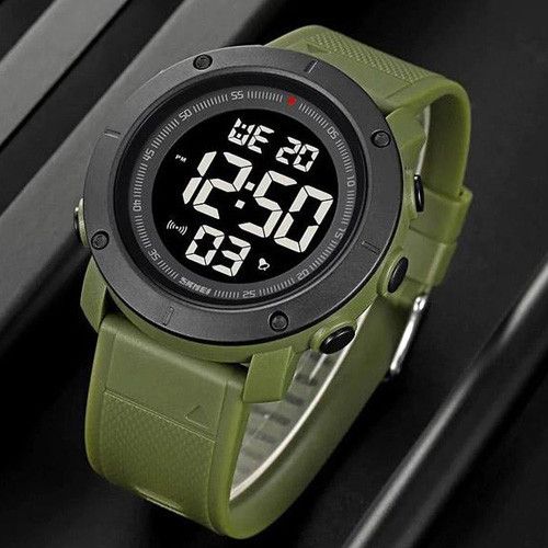 Годинники наручні 2122AGBK SKMEI, ARMY GREEN-BLACK