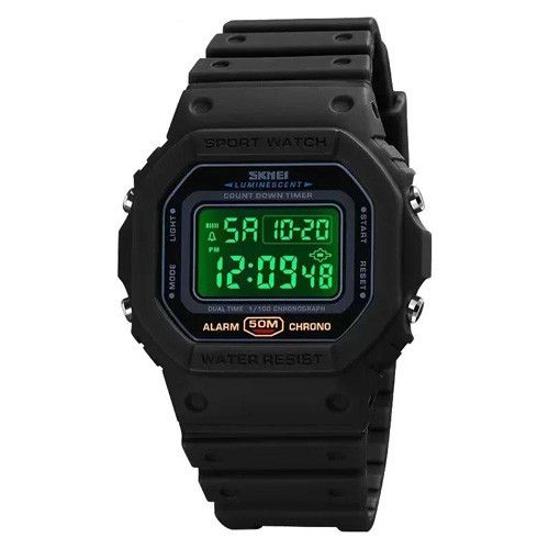 Годинники наручні 1628BKBK SKMEI, BLACK-BLACK