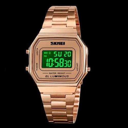 Годинники наручні 1647GDBK SKMEI, GOLD-BLACK