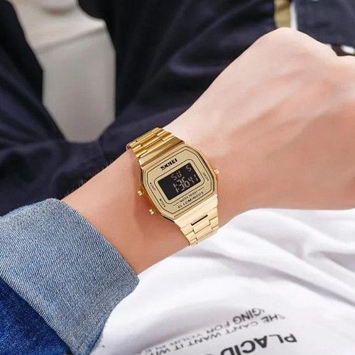 Годинники наручні 1647GDBK SKMEI, GOLD-BLACK