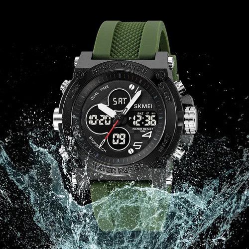 Годинники наручні 2065AG SKMEI, ARMY GREEN