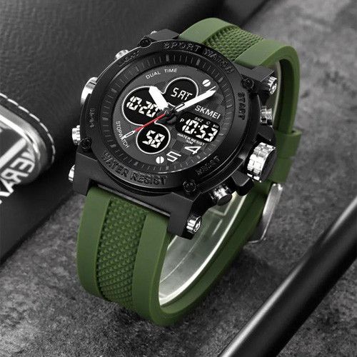Годинники наручні 2065AG SKMEI, ARMY GREEN