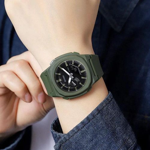 Годинники наручні 2091AGBK SKMEI, ARMY GREEN-BLACK